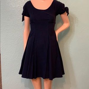 Navy blue mini dress